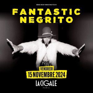 Fantastic Negrito en concert à La Cigale en 2024