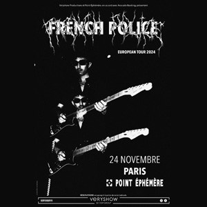 French Police en concert au Point Ephemere en 2024