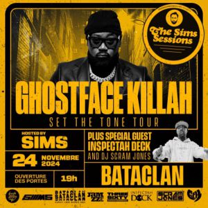 Ghostface Killah en concert au Bataclan en 2024