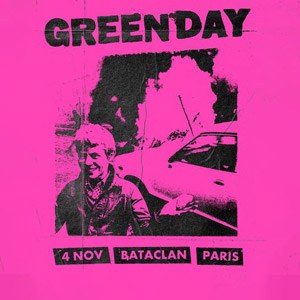 Green Day en concert au Bataclan en novembre 2023