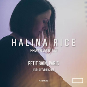 Halina Rice en concert au Petit Bain en février 2025