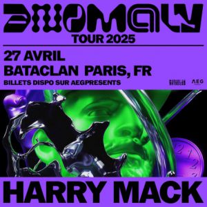 Harry Mack en concert au Bataclan en avril 2025