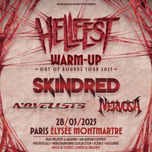 Hellfest Warm-Up Tour à l'Elysée Montmartre en mars 2025