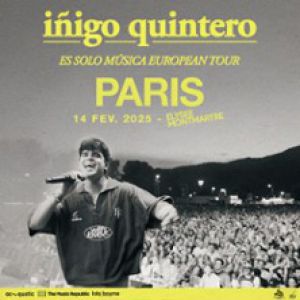 Inigo Quintero en concert à l'Elysée Montmartre en 2025