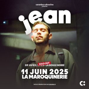 Jean en concert à La Maroquinerie en juin 2025