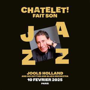 Jools Holland en concert au Théâtre du Châtelet le 10 février 2025