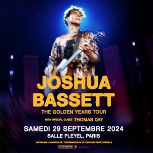 Joshua Bassett en concert à la Salle Pleyel