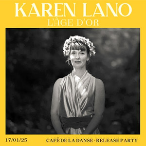 Karen Lano en concert au Café de la Danse en 2025