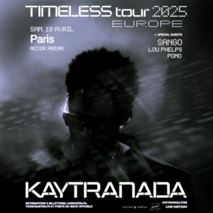 Kaytranada en concert à l'Accor Arena en avril 2025