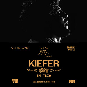 Kiefer en concert au Pop Up! en mars 2025