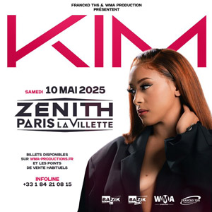 Kim en concert au Zénith de Paris en mai 2025