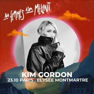 Kim Gordon en concert à l'Elysée Montmartre en 2024