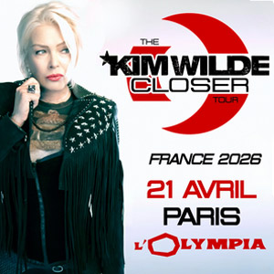 Kim Wilde en concert à L'Olympia en avril 2026