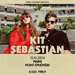 Kit Sebastian en concert au Point Ephemere en 2024