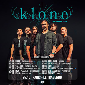 Klone en concert au Trabendo en octobre 2025