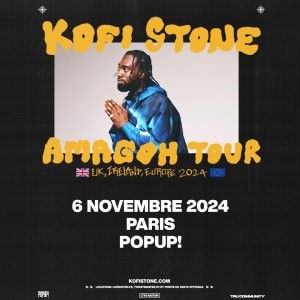 Kofi Stone en concert au Pop Up! en novembre 2024