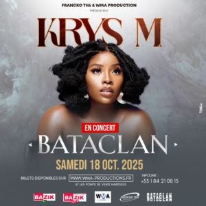 Krys M en concert au Bataclan en octobre 2025