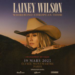 Lainey Wilson en concert à l'Elysée Montmartre en mars 2025