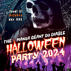 Le manoir geant du diable de l'horreur halloween party 2024