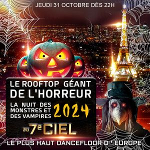 Le Rooftop Géant de L'Horreur Halloween au Rooftop Tower FL Club