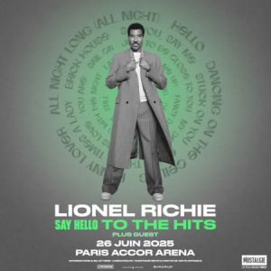 Lionel Richie en concert à l'Accor Arena en juin 2025