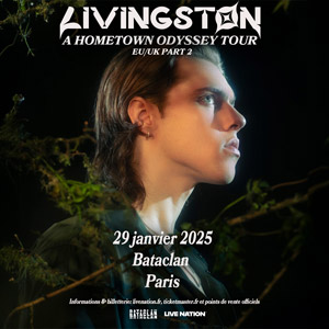 Livingston en concert au Bataclan en janvier 2025