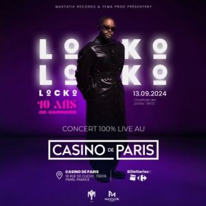 Locko en concert au Casino de Paris en 2024