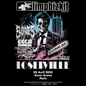 Loserville 2025 - With Limpbizkit à l'Accor Arena en avril 2025