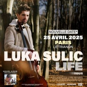 Luka Sulic en concert au Trianon en avril 2025