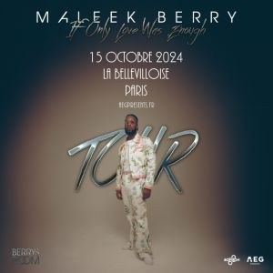 Maleek Berry en concert à La Bellevilloise en octobre 2024