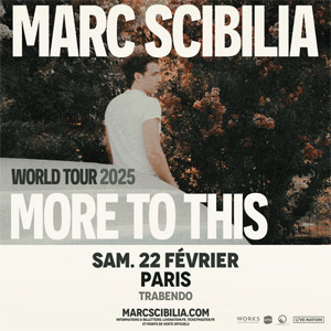 Marc Scibilia en concert au Trabendo en 2025