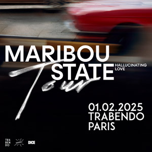 Maribou State en concert au Trabendo en février 2025