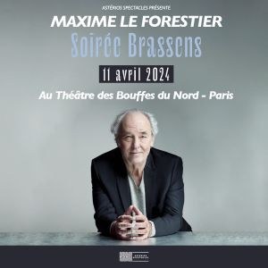 Maxime Le Forestier en concert au Theatre des Bouffes du Nord