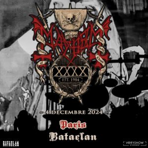 Mayhem en concert au Bataclan en décembre 2024