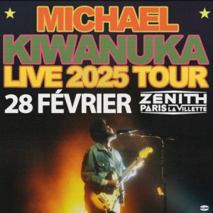 Michael Kiwanuka en concert au Zénith de Paris en 2025