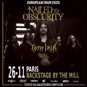 Nailed To Obscurity à Paris - Backstage By the Mill, le 26 novembre 2025