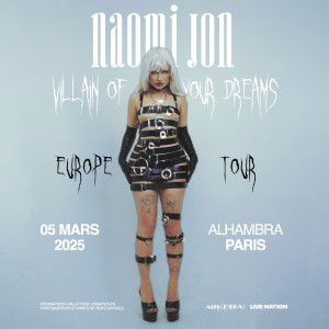 Naomi Jon en concert à l'Alhambra en mars 2025