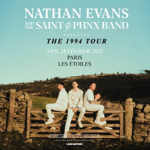 Nathan Evans & The Saint Phnx Band en concert Les Etoiles