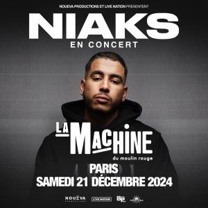 Niaks en concert à La Machine du Moulin Rouge en 2024