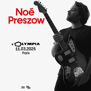 Noé Preszow en concert à L'Olympia en mars 2025