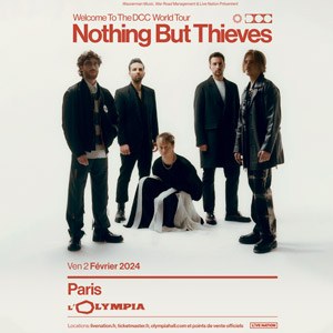 Nothing But Thieves en concert à L'Olympia le 2 février 2024