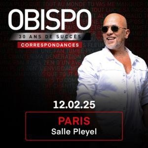 Obispo en concert à la Salle Pleyel en 2025