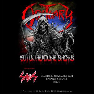 Obituary en concert au Cabaret Sauvage en novembre 2024