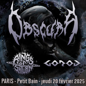 Obscura + Rings Of Saturn + Gorod en concert au Petit Bain