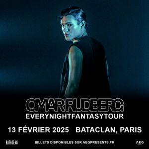 Omar Rudberg en concert au Bataclan en février 2025