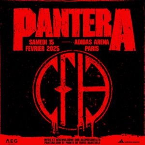 Pantera en concert à l'Adidas Arena en février 2025