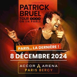 Patrick Bruel en concert à l'Accor Arena en décembre 2024