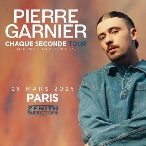 Pierre Garnier en concert au Zénith de Paris en 2025