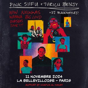 Pink Siifu et Turich Benjy en concert à La Bellevilloise