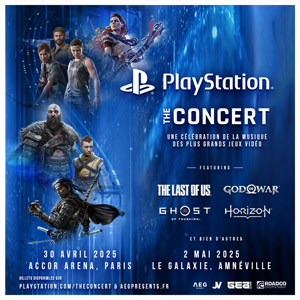 PlayStation : The Concert à l'Accor Arena en avril 2025